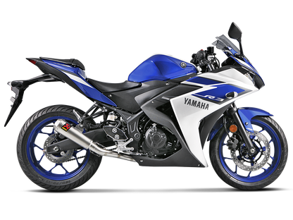 AKRAPOVIC S-Y2R1-CUBSS Yamaha MT-03 / YZF-R3 / R25 Exhaust System "Racing Line" (SS) – Accessories in the 2WheelsHero Motorcycle Aftermarket Accessories and Parts Online Shop