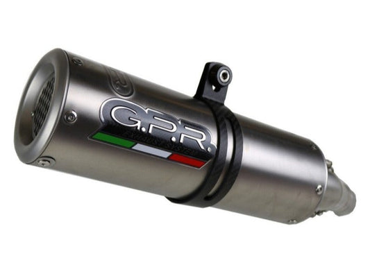 GPR Triumph Street Triple (13/16) Slip-on Exhaust "M3 Titanium Natural" (EU homologated) – Accessories in the 2WheelsHero Motorcycle Aftermarket Accessories and Parts Online Shop