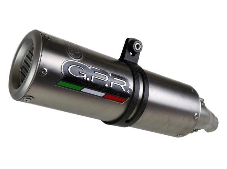 GPR Triumph Tiger 1200 (17/21) Slip-on Exhaust "M3 Titanium Natural" (EU homologated) – Accessories in the 2WheelsHero Motorcycle Aftermarket Accessories and Parts Online Shop