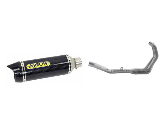 ARROW 71759MI+71931MK Yamaha MT-09 (2021+) Carbon Full Exhaust System "Competition Evo Thunder" – Accessories in the 2WheelsHero Motorcycle Aftermarket Accessories and Parts Online Shop