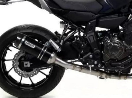 ARROW 71655KZ+71817AKN Yamaha MT-07 (14/20) Full Exhaust System "Competition Evo Thunder" (aluminum) – Accessories in the 2WheelsHero Motorcycle Aftermarket Accessories and Parts Online Shop