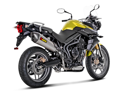AKRAPOVIC S-T800SO1-HZAAT Triumph Tiger 800 (2016+) Slip-On Exhaust (titanium) – Accessories in the 2WheelsHero Motorcycle Aftermarket Accessories and Parts Online Shop