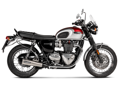 AKRAPOVIC S-T12SO4-HCQT Triumph Bonneville T100 / T120 (2020+) Slip-On Exhaust (titanium) – Accessories in the 2WheelsHero Motorcycle Aftermarket Accessories and Parts Online Shop