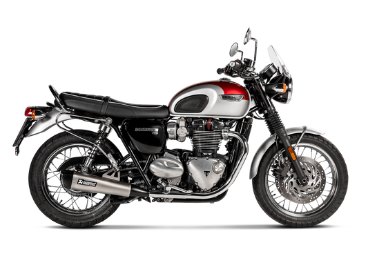 AKRAPOVIC S-T12SO4-HCQT Triumph Bonneville T120 (2020+) Slip-On Exhaust (titanium) – Accessories in the 2WheelsHero Motorcycle Aftermarket Accessories and Parts Online Shop
