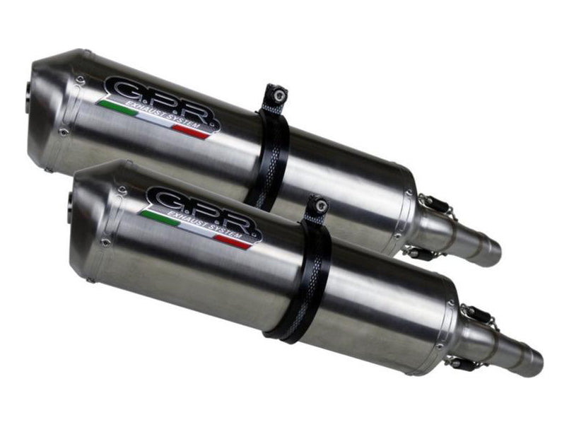 GPR Ducati Monster 1100 Dual Slip-on Exhaust "Satinox" (EU homologated) – Accessories in the 2WheelsHero Motorcycle Aftermarket Accessories and Parts Online Shop