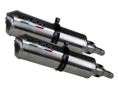 GPR Ducati Monster 1100 Dual Slip-on Exhaust "Satinox" (EU homologated) – Accessories in the 2WheelsHero Motorcycle Aftermarket Accessories and Parts Online Shop