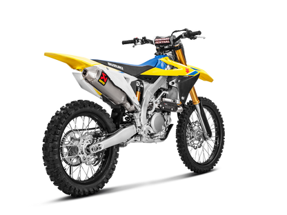 AKRAPOVIC S-S4MET11-BNTA Suzuki RM-Z 450 (2025+) Exhaust System "Evolution Line" (titanium) – Accessories in the 2WheelsHero Motorcycle Aftermarket Accessories and Parts Online Shop