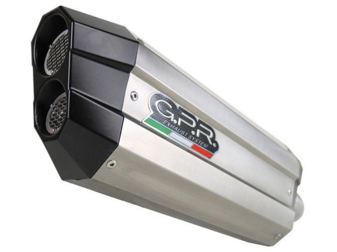 GPR BMW F700GS Slip-on Exhaust "Sonic Titanium" (EU homologated) – Accessories in the 2WheelsHero Motorcycle Aftermarket Accessories and Parts Online Shop