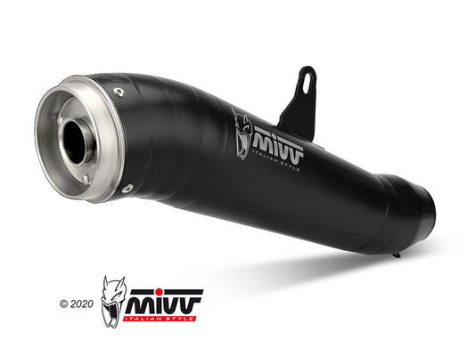 MIVV HU.004 HUSQVARNA SVARTPILEN / VITPILEN 401 ( 2021 / 23 ) Slip on Exhaust "Ghibli" (black; approved) – Accessories in the 2WheelsHero Motorcycle Aftermarket Accessories and Parts Online Shop