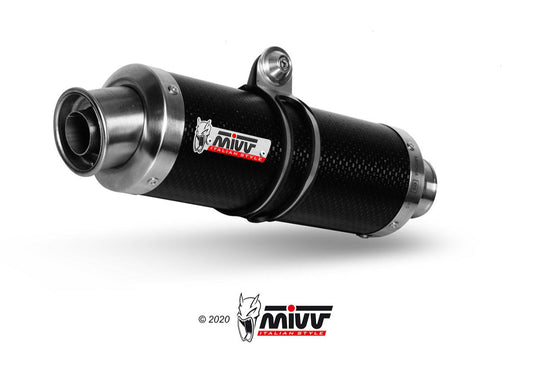 MIVV D.018 Ducati Monster 620 / 800 / 1000 / S4 (01/06) Dual Slip-on Exhaust "GP" (carbon; approved) – Accessories in the 2WheelsHero Motorcycle Aftermarket Accessories and Parts Online Shop