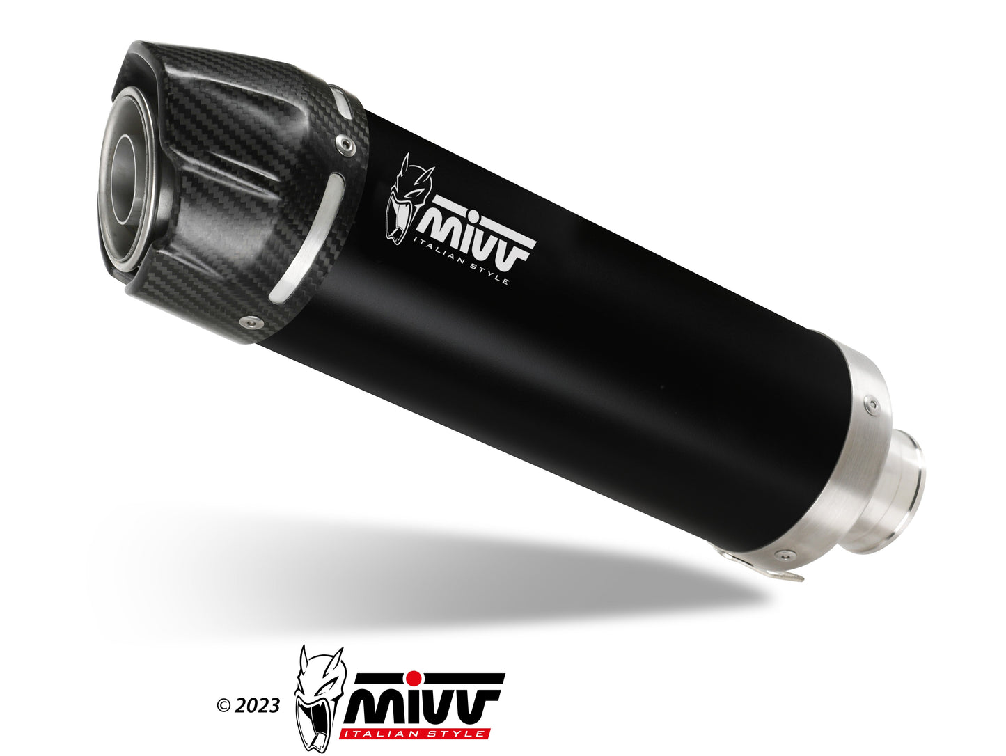 MIVV Y.023 YAMAHA FZ1 / FZ1 FAZER ( 2006 - 2016 ) Slip- on Exhaust "GP" ( black + carbon cap; approved) – Accessories in the 2WheelsHero Motorcycle Aftermarket Accessories and Parts Online Shop