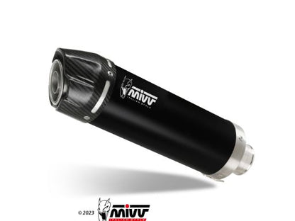 MIVV Y.013 YAMAHA YZF 600 R6 (2003 - 2005) SLIP-ON Exhaust "GP" (Black + carbon cap; approved) – Accessories in the 2WheelsHero Motorcycle Aftermarket Accessories and Parts Online Shop