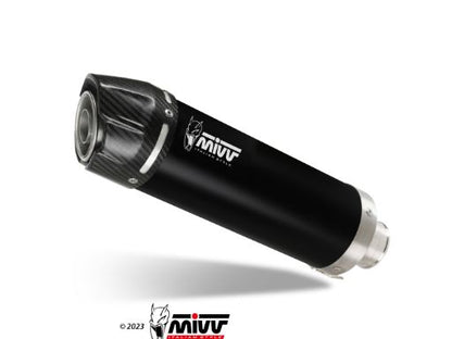 MIVV Y.033 YAMAHA FZ8 / FAZER 8 (2010 - 2016) Slip On Exhaust "GP" (Black + Crabon Cap; approved) – Accessories in the 2WheelsHero Motorcycle Aftermarket Accessories and Parts Online Shop