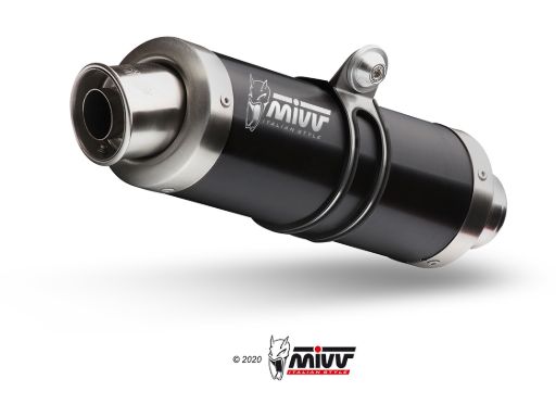 MIVV Y.013 YAMAHA YZF 600 R6 (2003 - 2005) SLIP-ON Exhaust "GP" (Black; approved) – Accessories in the 2WheelsHero Motorcycle Aftermarket Accessories and Parts Online Shop