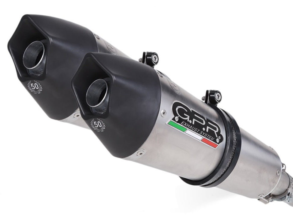 GPR Ducati Monster 1100 Dual Slip-on Exhaust "GPE Anniversary Titanium" (EU homologated) – Accessories in the 2WheelsHero Motorcycle Aftermarket Accessories and Parts Online Shop