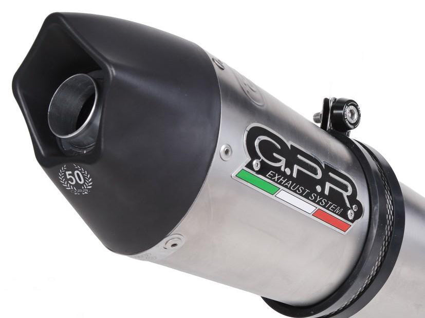 GPR Ducati Hypermotard 821 Slip-on Exhaust "GPE Anniversary Titanium" – Accessories in the 2WheelsHero Motorcycle Aftermarket Accessories and Parts Online Shop