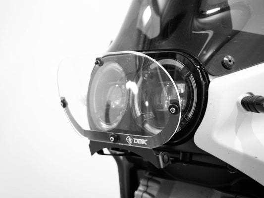 GPF02 - DBK Ducati DesertX 937 / Rally (2022+) Plexiglass Headlight Protection (folding) – Accessories in the Motoraider Motorcycle Aftermarket Accessories and Parts Online Shop