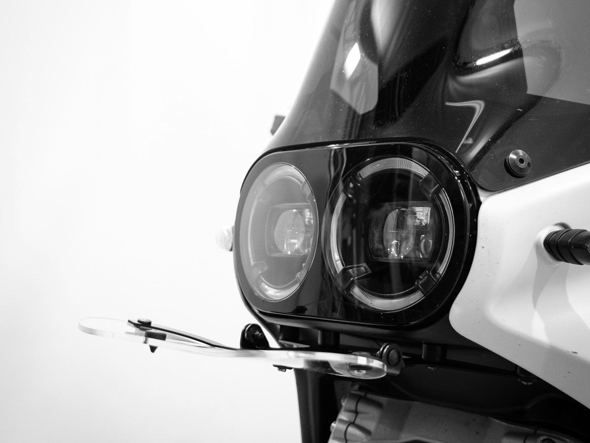 GPF02 - DBK Ducati DesertX 937 / Rally (2022+) Plexiglass Headlight Protection (folding) – Accessories in the Motoraider Motorcycle Aftermarket Accessories and Parts Online Shop