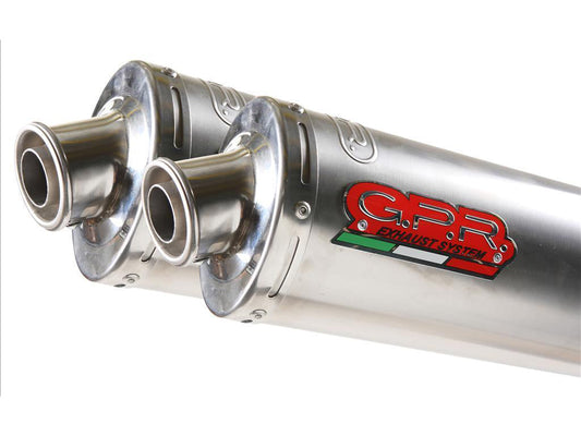 GPR Ducati Monster S2R 800 Full Exhaust System "Inox Tondo" – Accessories in the 2WheelsHero Motorcycle Aftermarket Accessories and Parts Online Shop