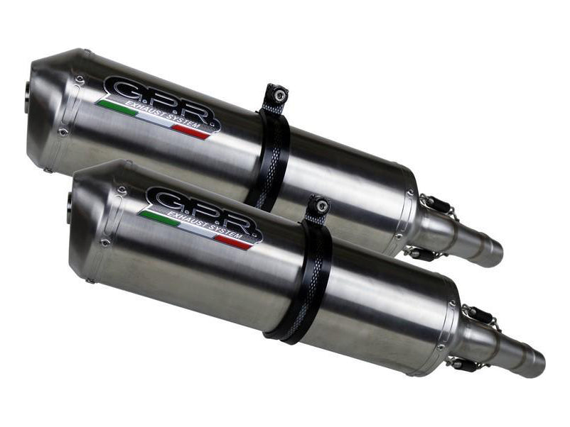 GPR Ducati Monster 696 Dual Slip-on Exhaust "Satinox" (EU homologated) – Accessories in the 2WheelsHero Motorcycle Aftermarket Accessories and Parts Online Shop