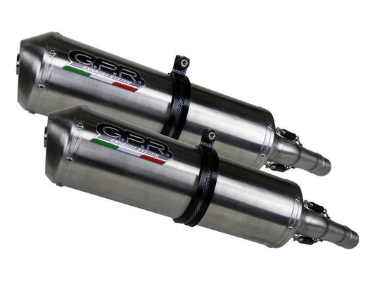 GPR Ducati Monster 696 Dual Slip-on Exhaust "Satinox" (EU homologated) – Accessories in the 2WheelsHero Motorcycle Aftermarket Accessories and Parts Online Shop