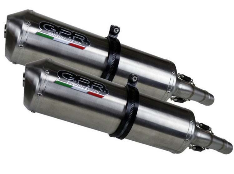 GPR Honda VFR800 VTEC Dual Slip-on Exhaust "Satinox" (EU homologated) – Accessories in the 2WheelsHero Motorcycle Aftermarket Accessories and Parts Online Shop