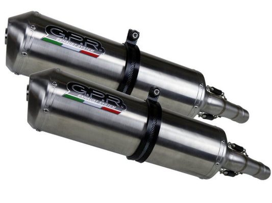 GPR Honda VFR800 VTEC Dual Slip-on Exhaust "Satinox" (EU homologated) – Accessories in the 2WheelsHero Motorcycle Aftermarket Accessories and Parts Online Shop