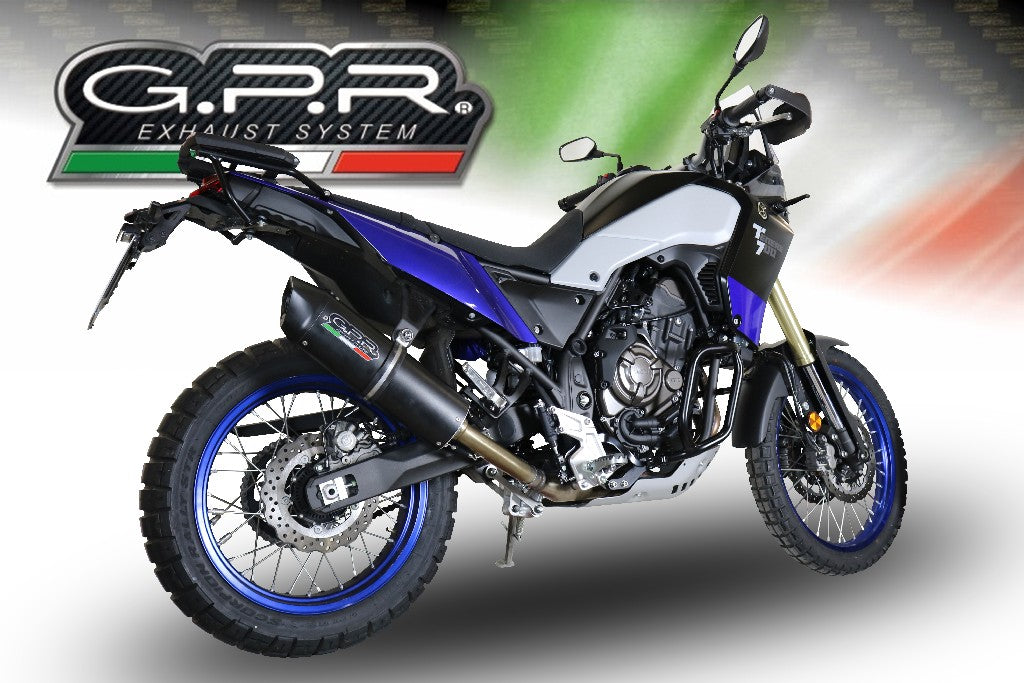 GPR Yamaha Ténéré 700 Slip-on Exhaust "Furore Evo 4 Nero" (EU homologated) – Accessories in the 2WheelsHero Motorcycle Aftermarket Accessories and Parts Online Shop