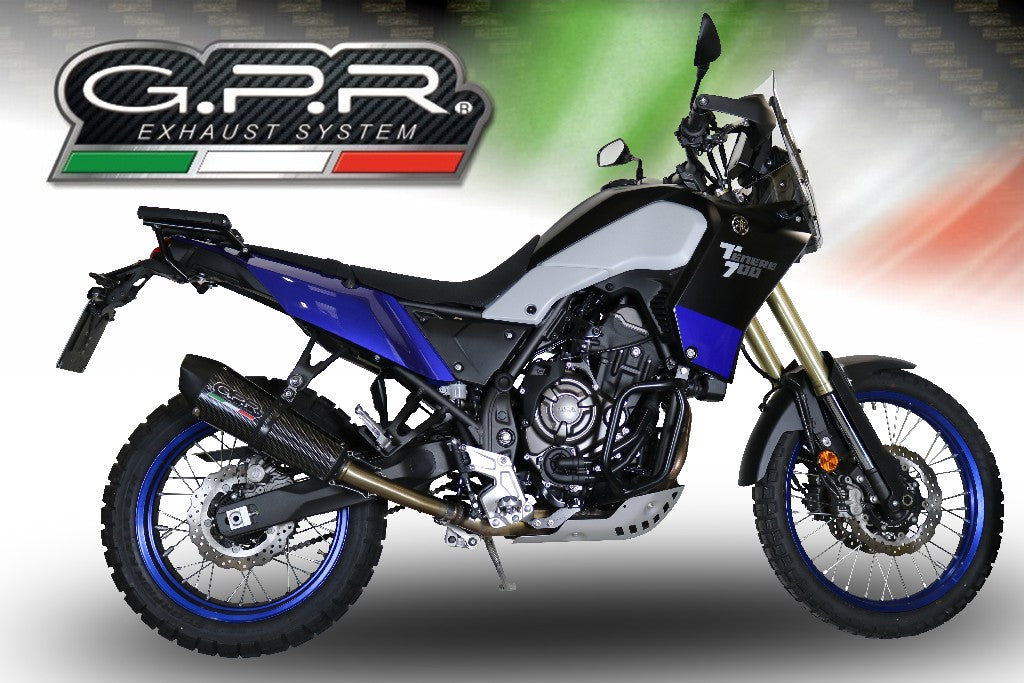 GPR Yamaha Ténéré 700 Slip-on Exhaust "GP Evo 4 Poppy" (EU homologated) – Accessories in the 2WheelsHero Motorcycle Aftermarket Accessories and Parts Online Shop