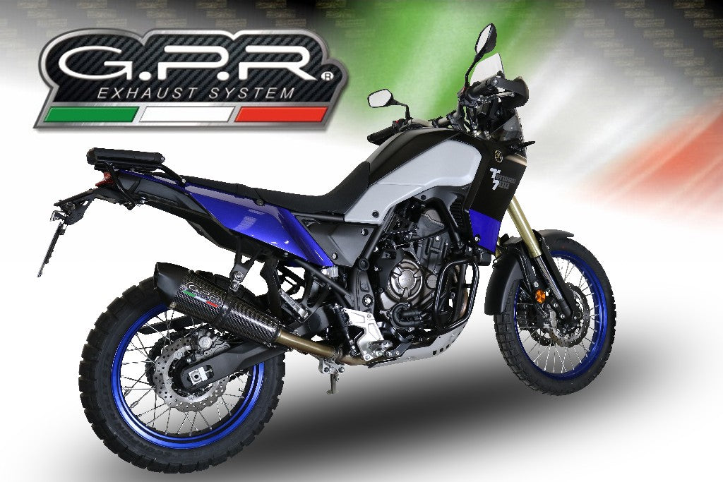 GPR Yamaha Ténéré 700 Slip-on Exhaust "GP Evo 4 Poppy" (EU homologated) – Accessories in the 2WheelsHero Motorcycle Aftermarket Accessories and Parts Online Shop