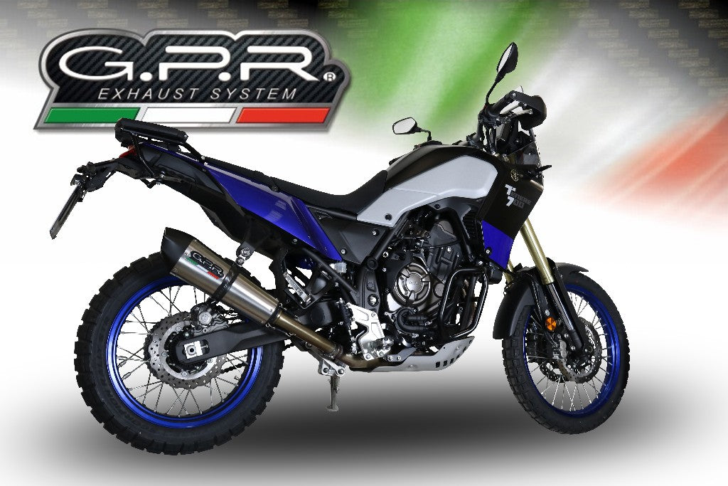 GPR Yamaha Ténéré 700 Slip-on Exhaust "GP Evo 4 Titanium" (EU homologated) – Accessories in the 2WheelsHero Motorcycle Aftermarket Accessories and Parts Online Shop