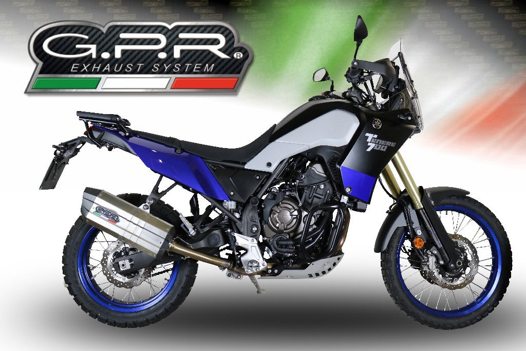 GPR Yamaha Ténéré 700 Slip-on Exhaust "Sonic Inox" (EU homologated) – Accessories in the 2WheelsHero Motorcycle Aftermarket Accessories and Parts Online Shop