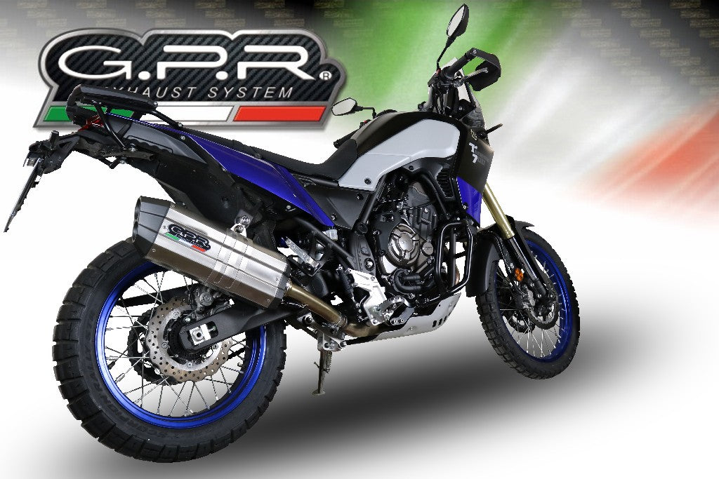 GPR Yamaha Ténéré 700 Slip-on Exhaust "Sonic Inox" (EU homologated) – Accessories in the 2WheelsHero Motorcycle Aftermarket Accessories and Parts Online Shop