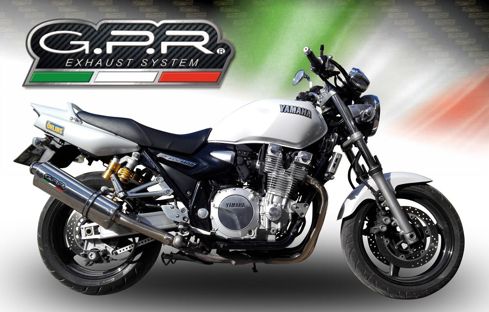 GPR Yamaha XJR1300 (07/14) Slip-on Exhaust "Trioval" (EU homologated) – Accessories in the 2WheelsHero Motorcycle Aftermarket Accessories and Parts Online Shop