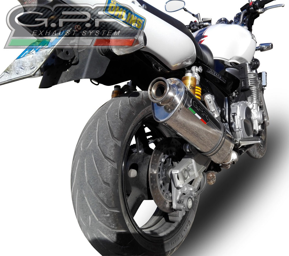 GPR Yamaha XJR1300 (07/14) Slip-on Exhaust "Trioval" (EU homologated) – Accessories in the 2WheelsHero Motorcycle Aftermarket Accessories and Parts Online Shop