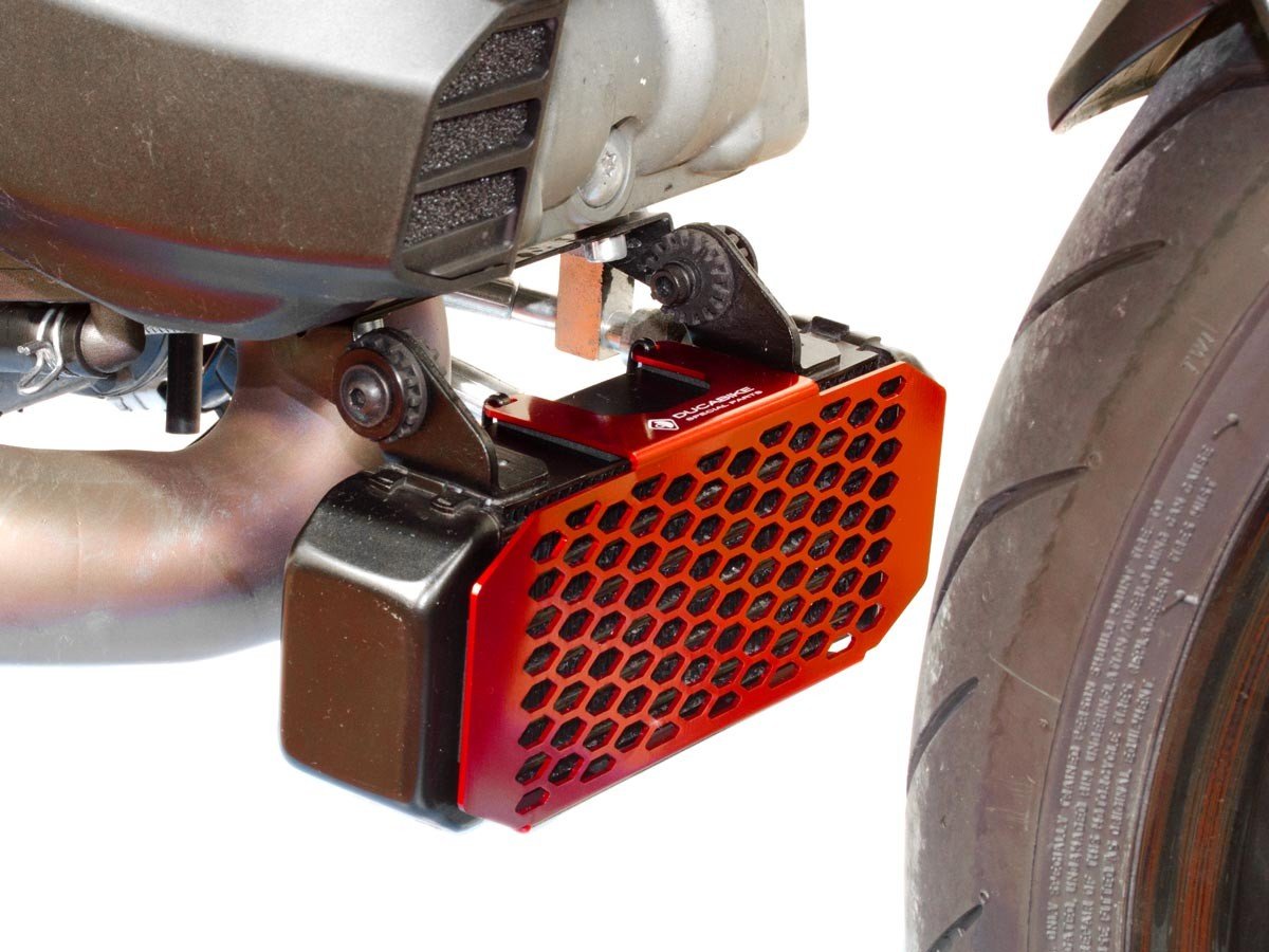 GR04 - DUCABIKE Ducati Hypermotard 950/939 Oil Cooler Guard – Accessories in the Motoraider Motorcycle Aftermarket Accessories and Parts Online Shop