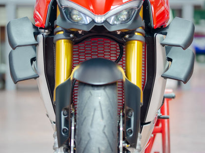 GR09 - DUCABIKE Ducati Streetfighter V4 (2020+) Radiator Guard – Accessories in the Motoraider Motorcycle Aftermarket Accessories and Parts Online Shop