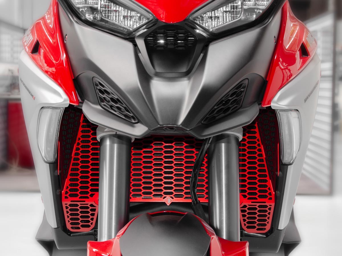 GR10 - DUCABIKE Ducati Multistrada V4 (2021+) Radiators Guard – Accessories in the Motoraider Motorcycle Aftermarket Accessories and Parts Online Shop