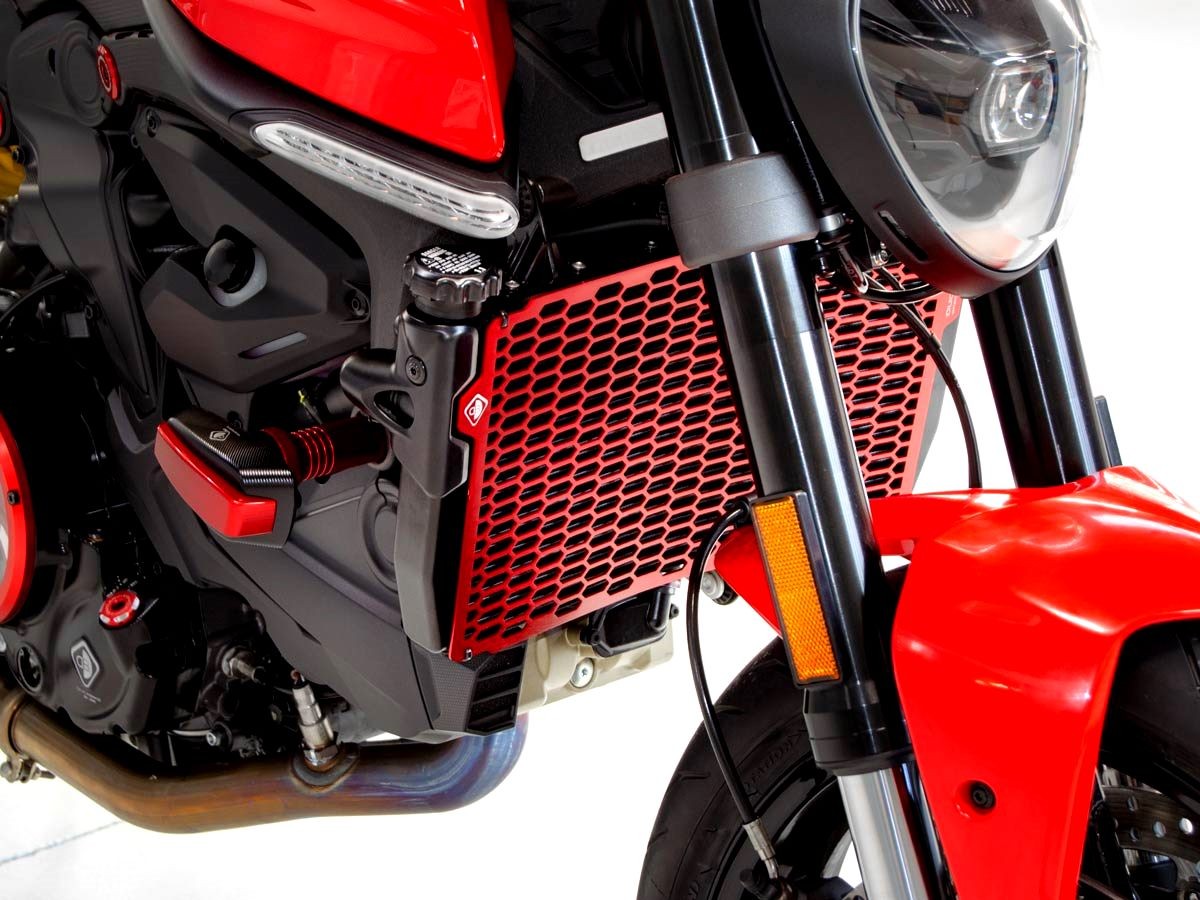 GR11 - DUCABIKE Ducati Monster 950 (2021+) Water Radiator Guard – Accessories in the Motoraider Motorcycle Aftermarket Accessories and Parts Online Shop