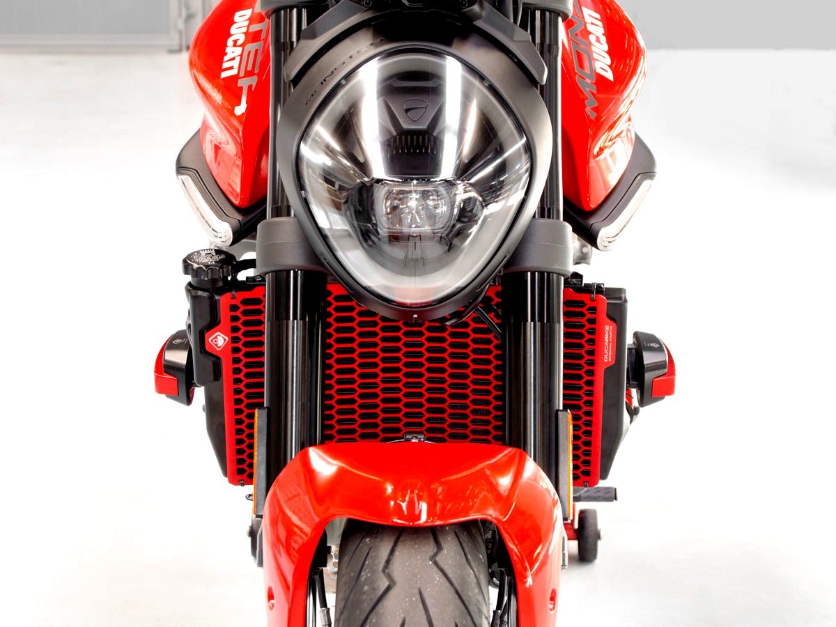 GR11 - DUCABIKE Ducati Monster 950 (2021+) Water Radiator Guard – Accessories in the Motoraider Motorcycle Aftermarket Accessories and Parts Online Shop