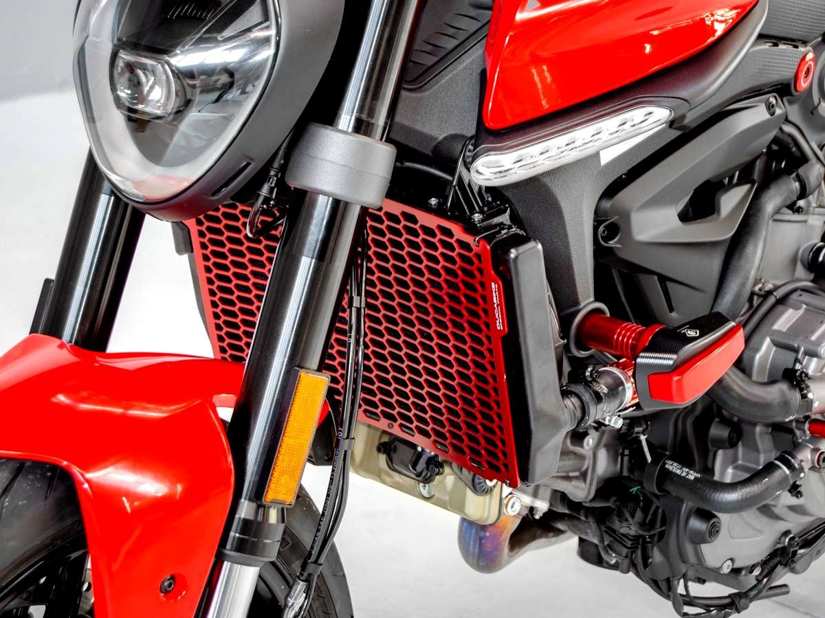 GR11 - DUCABIKE Ducati Monster 950 (2021+) Water Radiator Guard – Accessories in the Motoraider Motorcycle Aftermarket Accessories and Parts Online Shop