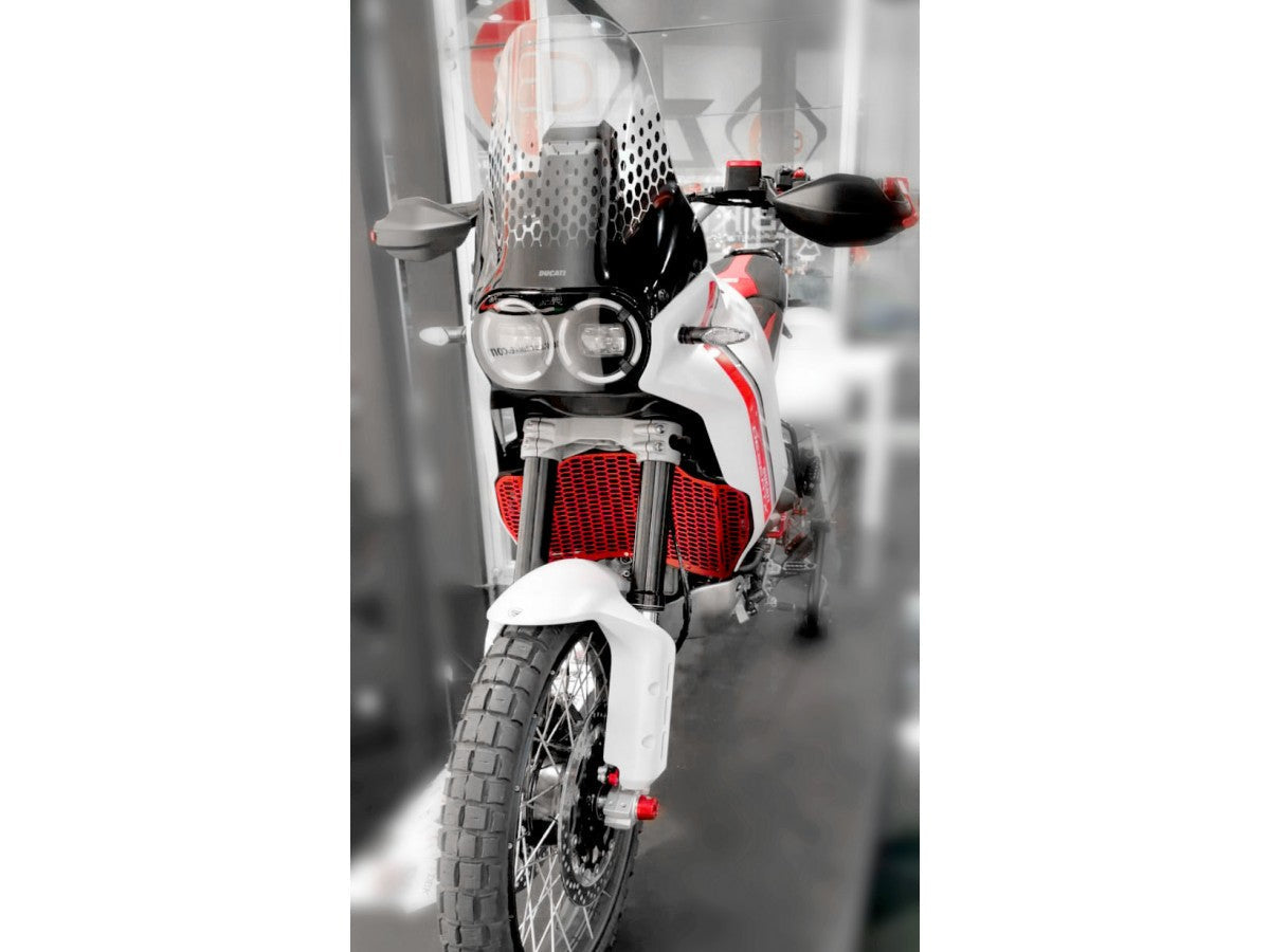 GR14 - DUCABIKE Ducati DesertX (2022+) Water Radiator Guard – Accessories in the Motoraider Motorcycle Aftermarket Accessories and Parts Online Shop