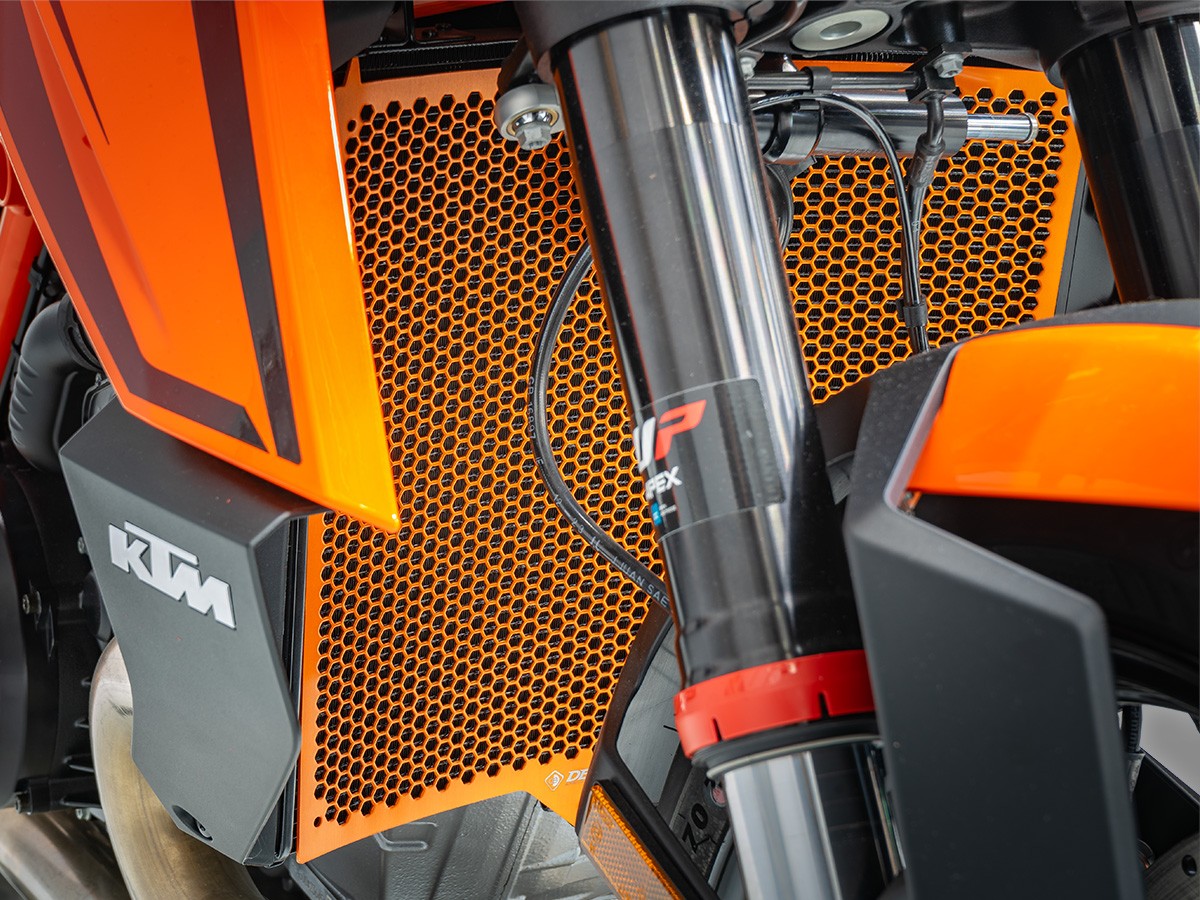 DBK DUCABIKE GR29 KTM 1390 Duke (2024+) Radiator Guard – Accessories in the Motoraider Motorcycle Aftermarket Accessories and Parts Online Shop