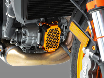 DBK DUCABIKE GR32 KTM 990 Duke (2024+) Oil Cooler Guard – Accessories in the Motoraider Motorcycle Aftermarket Accessories and Parts Online Shop