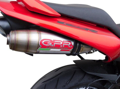 GPR Suzuki GSR600 Slip-on Exhaust "Deeptone Inox" (EU homologated) – Accessories in the 2WheelsHero Motorcycle Aftermarket Accessories and Parts Online Shop