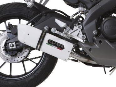 GPR Yamaha MT-125 Full Exhaust System "Albus Ceramic" (EU homologated) – Accessories in the 2WheelsHero Motorcycle Aftermarket Accessories and Parts Online Shop