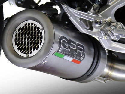GPR Ducati Monster 821 (17/20) Slip-on Exhaust "M3 Titanium Natural" (EU homologated) – Accessories in the 2WheelsHero Motorcycle Aftermarket Accessories and Parts Online Shop