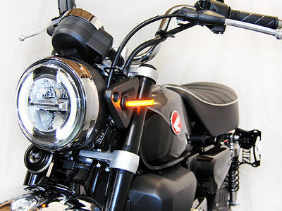 NEW RAGE CYCLES Honda Monkey LED Front Turn Signals – Accessories in the 2WheelsHero Motorcycle Aftermarket Accessories and Parts Online Shop