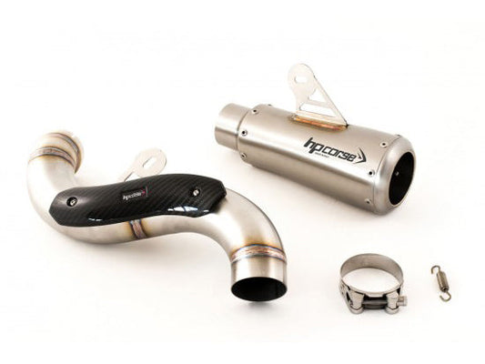 HP CORSE BMW R nineT Slip-on Exhaust "GP-07 Satin Single High" (EU homologated) – Accessories in the 2WheelsHero Motorcycle Aftermarket Accessories and Parts Online Shop