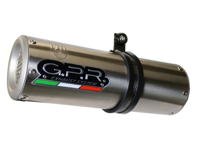 GPR Ducati Monster 821 (14/16) Slip-on Exhaust "M3 Inox" (EU homologated) – Accessories in the 2WheelsHero Motorcycle Aftermarket Accessories and Parts Online Shop